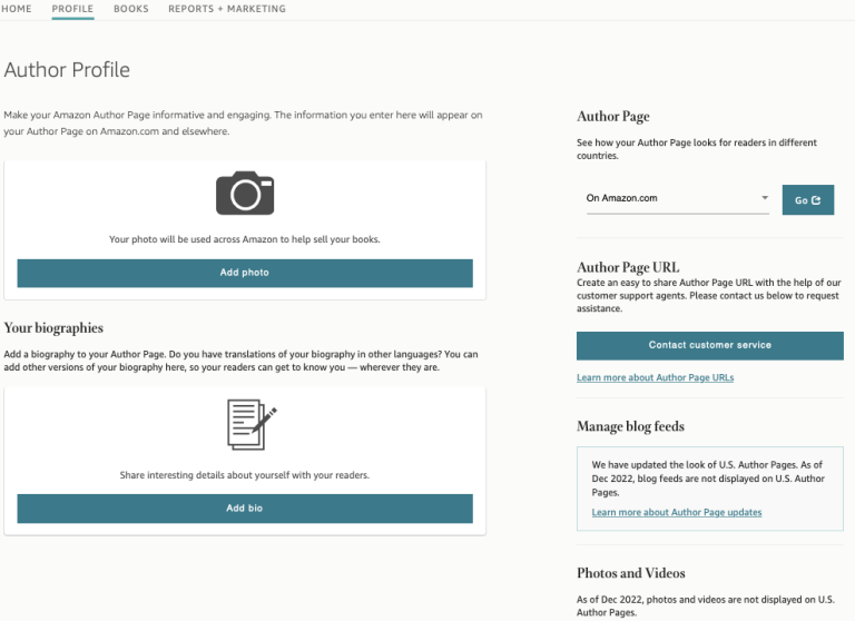 Create Your Amazon Author Page A Quick Guide